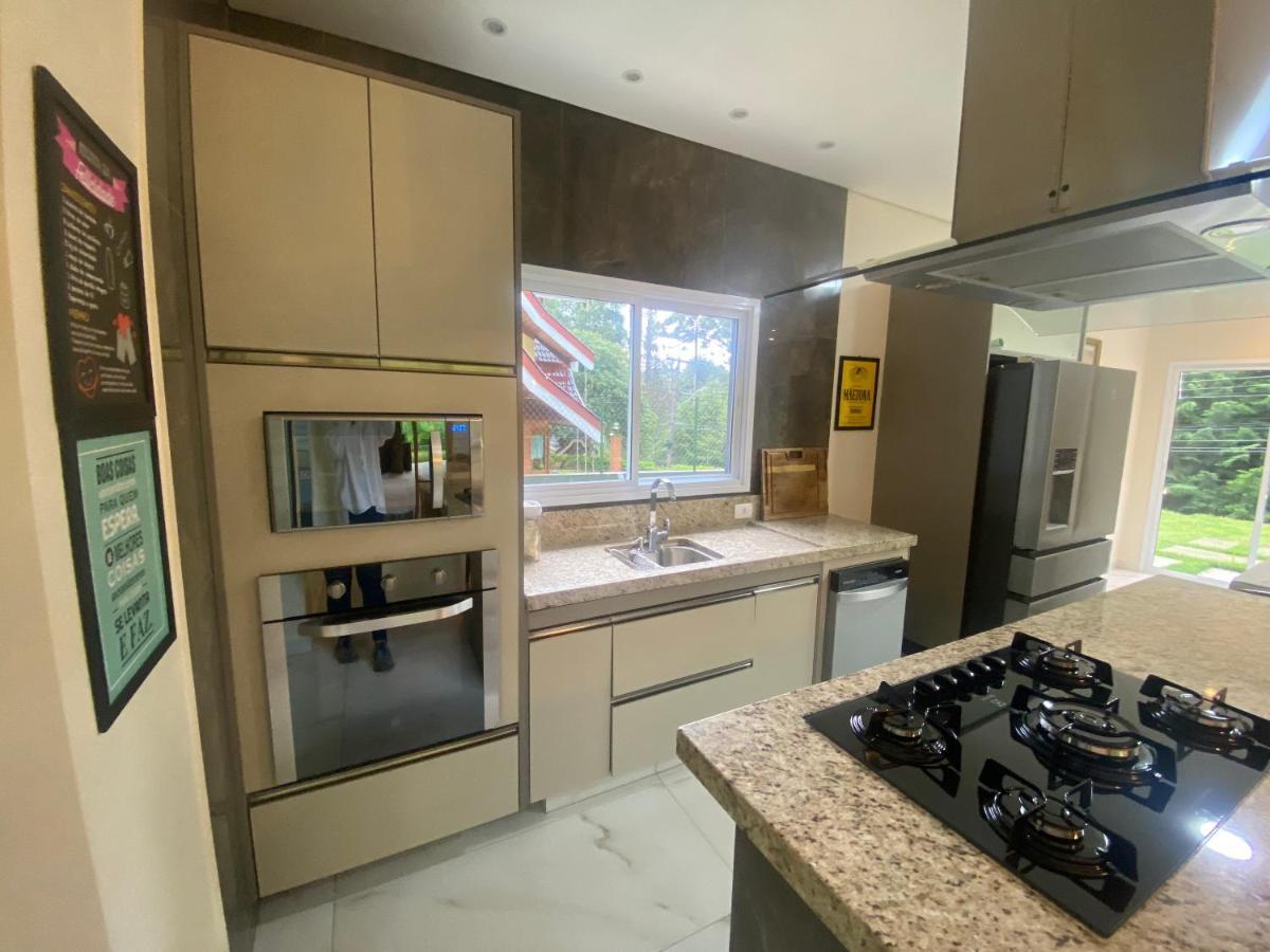 Hostyn Casa Manancial -4 Suites E Natureza Proxima Ao Capivari Campos do Jordão エクステリア 写真