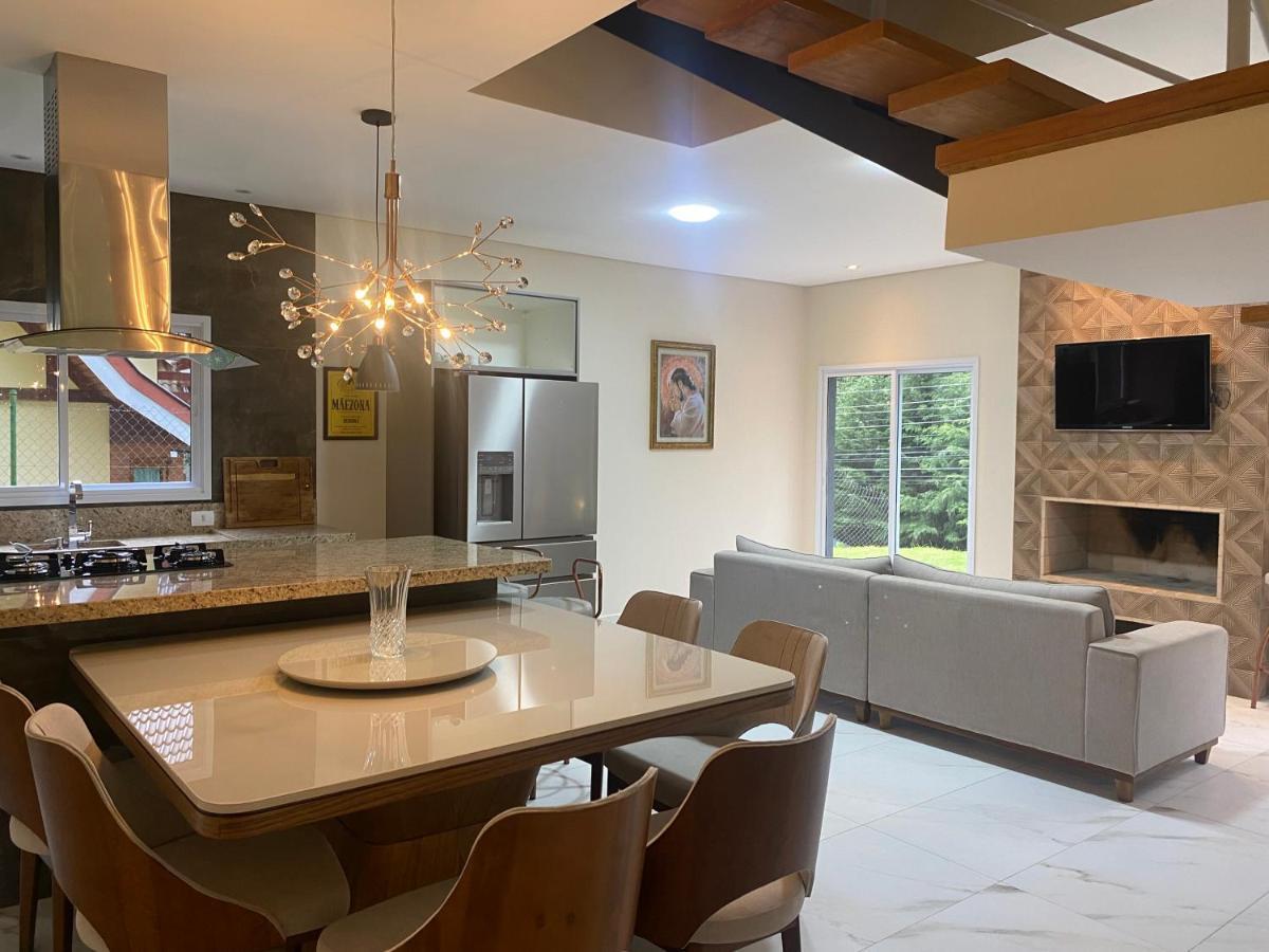 Hostyn Casa Manancial -4 Suites E Natureza Proxima Ao Capivari Campos do Jordão エクステリア 写真